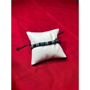New! Decorative Leather Bracelet Men Wrap Handmade Wristband Adjustable
